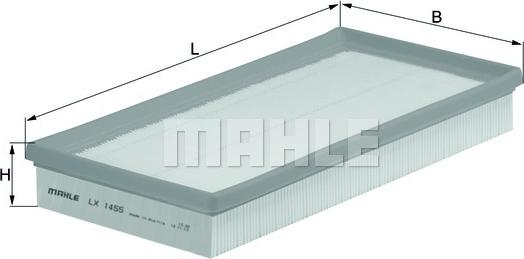 MAHLE LX 1455 - Engine Air Filter car-mod.net