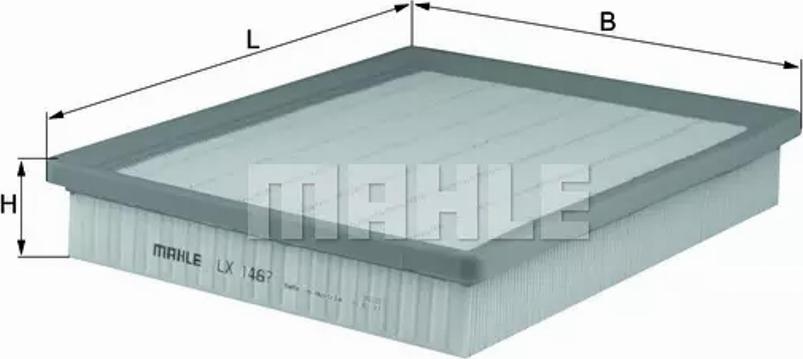 MAHLE LX 1467 - Engine Air Filter car-mod.net