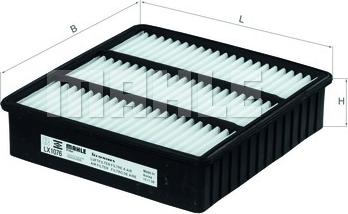 MAHLE LX 1076 - Engine Air Filter car-mod.net