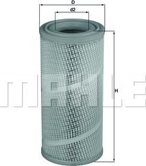 MAHLE LX 1142 - Engine Air Filter car-mod.net