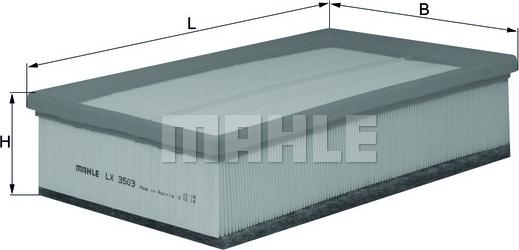 MAHLE LX 3503 - Engine Air Filter car-mod.net