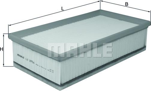 MAHLE LX 3754 - Engine Air Filter car-mod.net