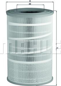 MAHLE LX 2068 - Engine Air Filter car-mod.net