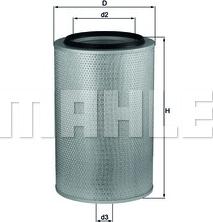 MAHLE LX 273 - Engine Air Filter car-mod.net