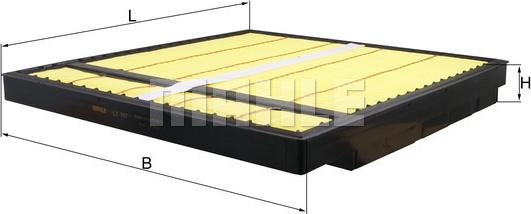 MAHLE LX 747 - Engine Air Filter car-mod.net