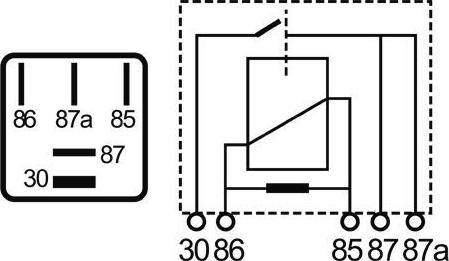 MAHLE MR 3 - Relay, main current car-mod.net