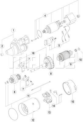 MAHLE MS 100 - Starter car-mod.net