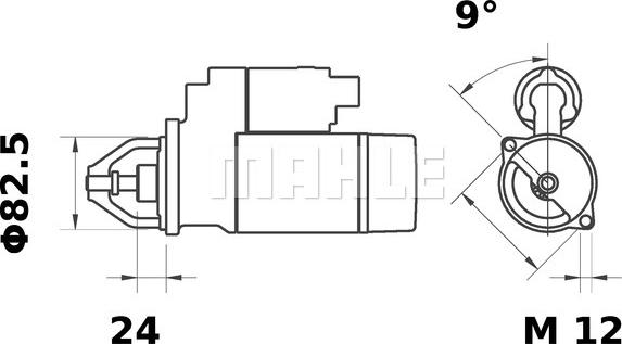 MAHLE MS 10 - Starter car-mod.net
