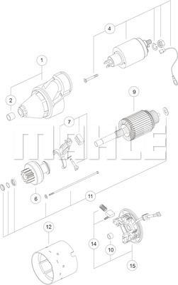 MAHLE MS 188 - Starter car-mod.net