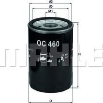 MAHLE OC 460 - Oil Filter car-mod.net