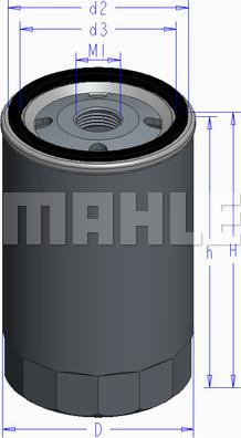 MAHLE OC 489 - Oil Filter car-mod.net