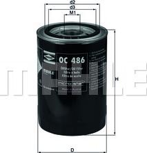 MAHLE OC 486 - Oil Filter car-mod.net