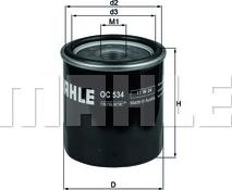MAHLE OC 534 - Oil Filter car-mod.net