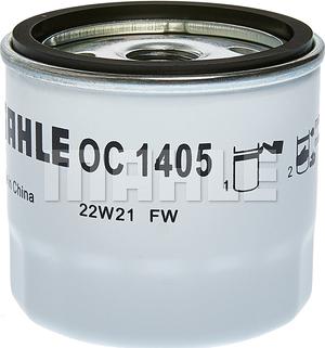 MAHLE OC 1405 - Oil Filter car-mod.net