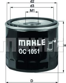 MAHLE OC 1051 - Oil Filter car-mod.net