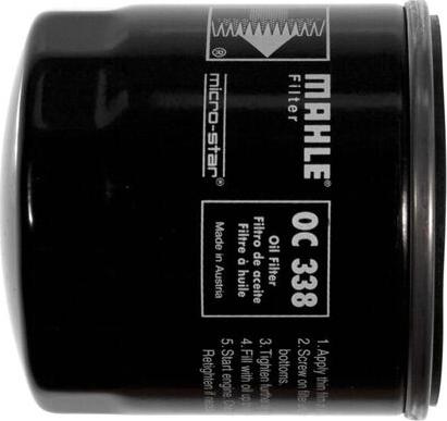 MAHLE OC 338 - Oil Filter car-mod.net