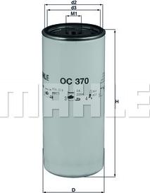 MAHLE OC 370 - Oil Filter car-mod.net