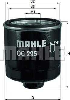MAHLE OC 295 - Oil Filter car-mod.net
