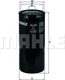 MAHLE OC 246 - Oil Filter car-mod.net