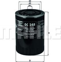 MAHLE OC 248 - Oil Filter car-mod.net