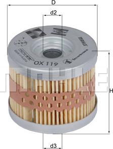 MAHLE OX 119 - Oil Filter car-mod.net