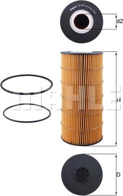 MAHLE OX 1234D - Oil Filter car-mod.net
