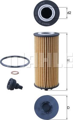 MAHLE OX 1238D - Oil Filter car-mod.net