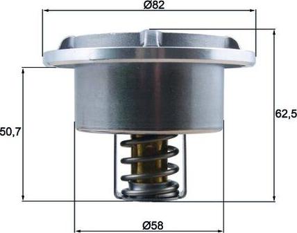 MAHLE THD 6 75 - Coolant thermostat / housing car-mod.net
