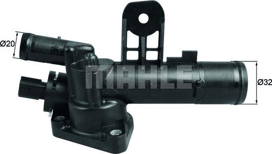 MAHLE TI 247 83 - Coolant thermostat / housing car-mod.net