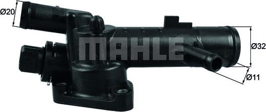MAHLE TI 215 83 - Coolant thermostat / housing car-mod.net