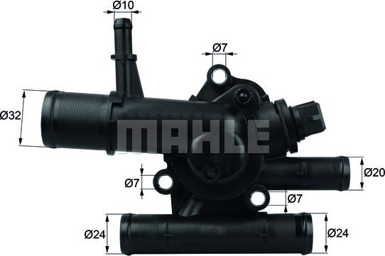 MAHLE TI 217 89 - Coolant thermostat / housing car-mod.net