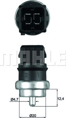 MAHLE TSE 14 - Coolant temperature Sensor car-mod.net