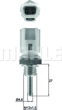 MAHLE TSE 30 - Coolant temperature Sensor car-mod.net