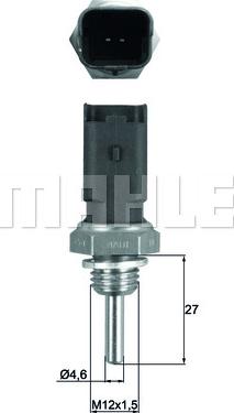 MAHLE TSE 25 - Coolant temperature Sensor car-mod.net