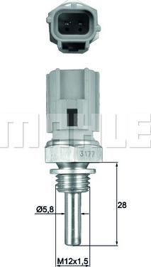 MAHLE TSE 27 - Coolant temperature Sensor car-mod.net