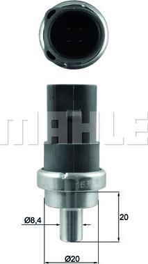 MAHLE TSE 7 - Coolant temperature Sensor car-mod.net