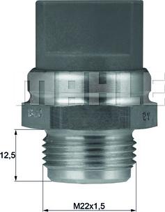 MAHLE TSW 9D - Temperature Switch, radiator / air conditioner fan car-mod.net