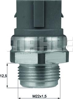 MAHLE TSW 49D - Temperature Switch, radiator / air conditioner fan car-mod.net
