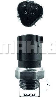 MAHLE TSW 65 - Temperature Switch, radiator / air conditioner fan car-mod.net