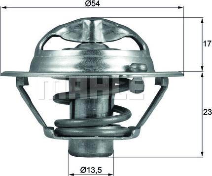 MAHLE TX 118 82D - Coolant thermostat / housing car-mod.net