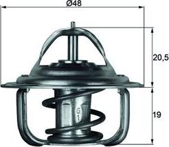 MAHLE TX 1 92 D - Coolant thermostat / housing car-mod.net