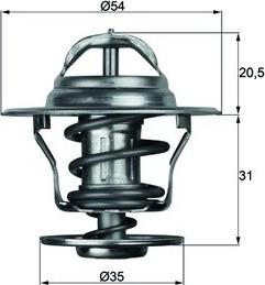 MAHLE TX 13 92D - Coolant thermostat / housing car-mod.net