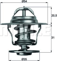 MAHLE TX 13 80D - Coolant thermostat / housing car-mod.net