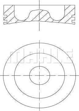 MAHLE 061 03 00 - Piston car-mod.net