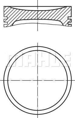 MAHLE 021 97 01 - Piston car-mod.net