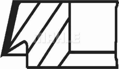 MAHLE 007 RS 00151 0V1 - Piston Ring Kit car-mod.net
