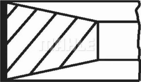 MAHLE 213 59 G0 - Piston Ring Kit car-mod.net
