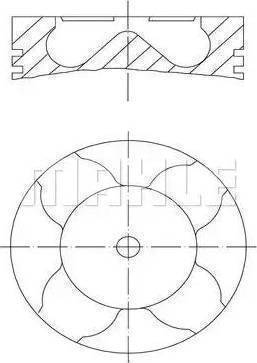 MAHLE 012 14 02 - Piston car-mod.net