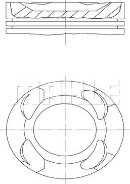 MAHLE 607 83 02 - Piston car-mod.net