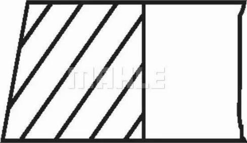 MAHLE 012 03 V0 - Piston Ring Kit car-mod.net